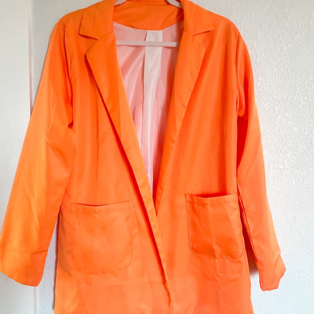 Neon orange Blazer